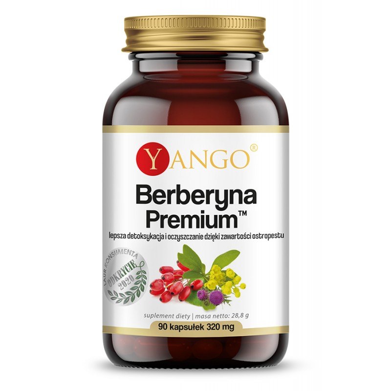 Yango - Berberine Premium, 90 kapslar | Vitaminer och mineraler | Apoteka