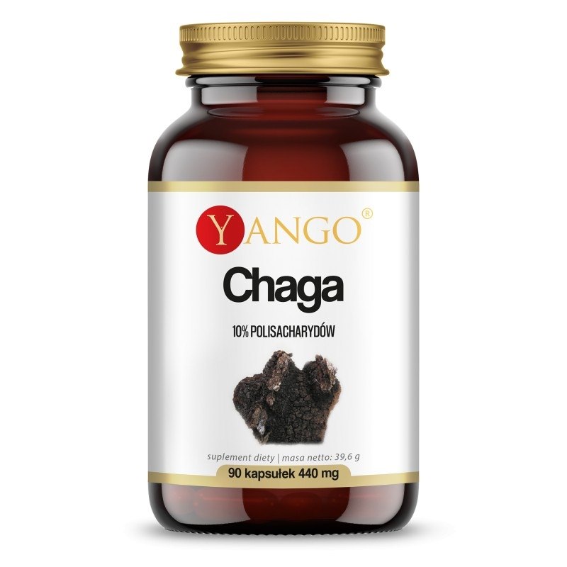 Yango - Chaga, 90 kapslar (10%) | Vitaminer och mineralerHälsa och välbefinnandeSvamptillskott | Apoteka