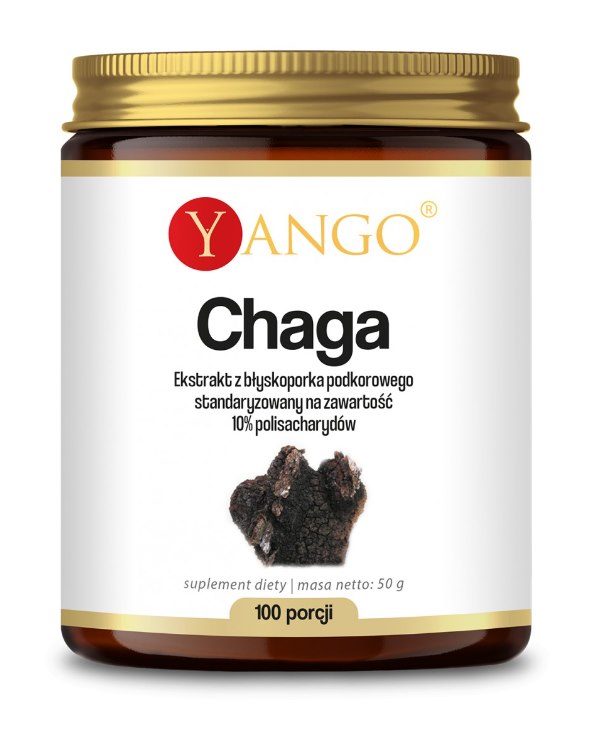 Yango - Chagaextrakt, 10% polysackarider, 50 g | Vitaminer och mineraler | Apoteka