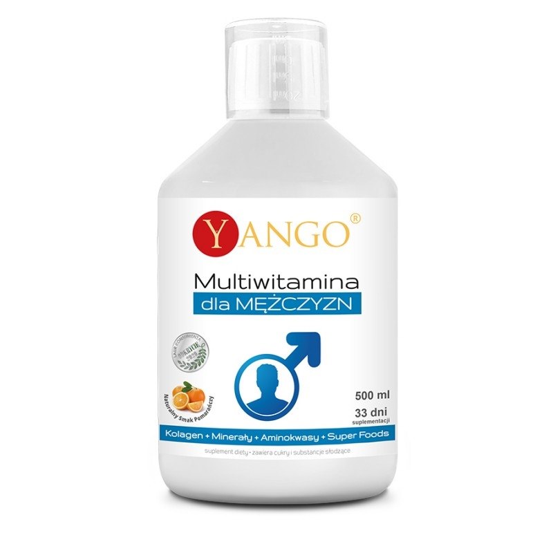Yango - Multivitamin för män, 500 ml | Vitaminer och mineralerMultivitaminer | Apoteka