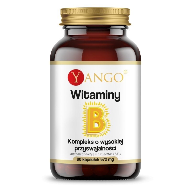 Yango - Vitamin B, 90 kapslar | Vitaminer och mineralerVissa vitaminerNiacinFolsyra | Apoteka