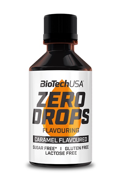 BioTechUSA - Zero Drops, Karamell, 50 ml | Vitaminer och mineralerHälsokostSötningsmedel | Apoteka