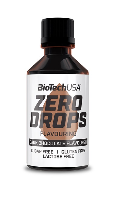BioTechUSA - Zero Drops, Mörk Choklad, 50 ml | Vitaminer och mineralerHälsokostSötningsmedel | Apoteka