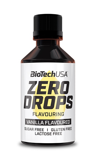 BioTechUSA - Zero Drops, Vanilj, 50 ml | Vitaminer och mineralerHälsokostSötningsmedel | Apoteka