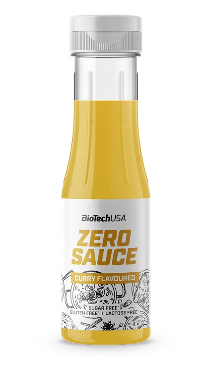 BioTechUSA - Zero Sauce, Curry, 350 ml | Vitaminer och mineraler | Apoteka