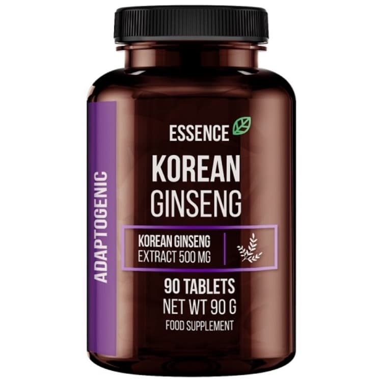Essence Nutrition - Koreansk Ginseng, 500 mg, 90 tabletter | Hälsa och välbefinnandeÖrttillskottHälsokostGinseng | Apoteka