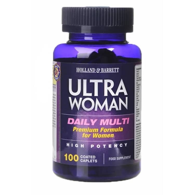 Holland &amp; Barrett - Ultra Woman Daily Multi, 100 kapslar | Vitaminer och mineralerMultivitaminerKosttillskott för kvinnorHälsokost | Apoteka