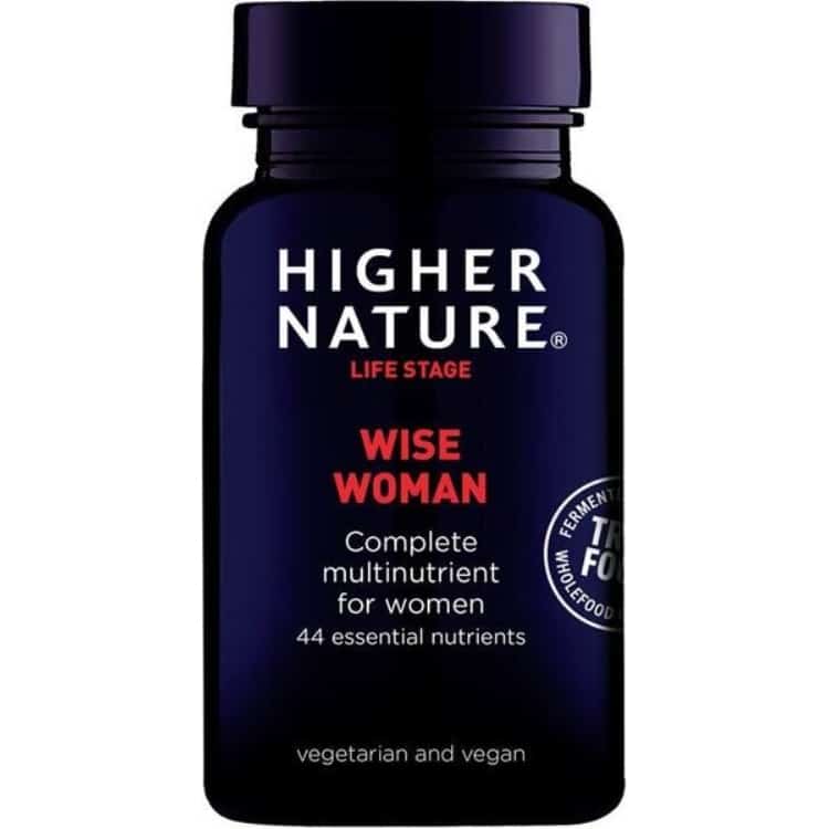 Higher Nature - Wise Woman, 90 kapslar | Vitaminer och mineralerMultivitaminerKosttillskott för kvinnorHälsokost | Apoteka