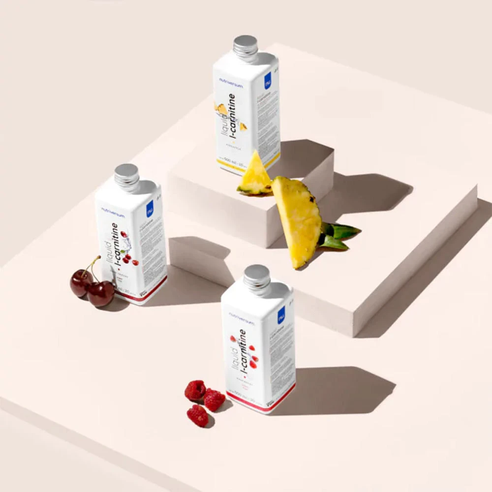 Nutriversum - Flow Flytande L-karnitin, 500 ml, Hallon - Bild 3