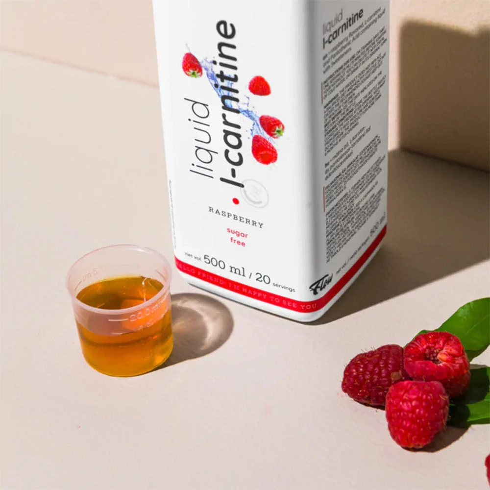 Nutriversum - Flow Flytande L-karnitin, 500 ml, Hallon - Bild 5