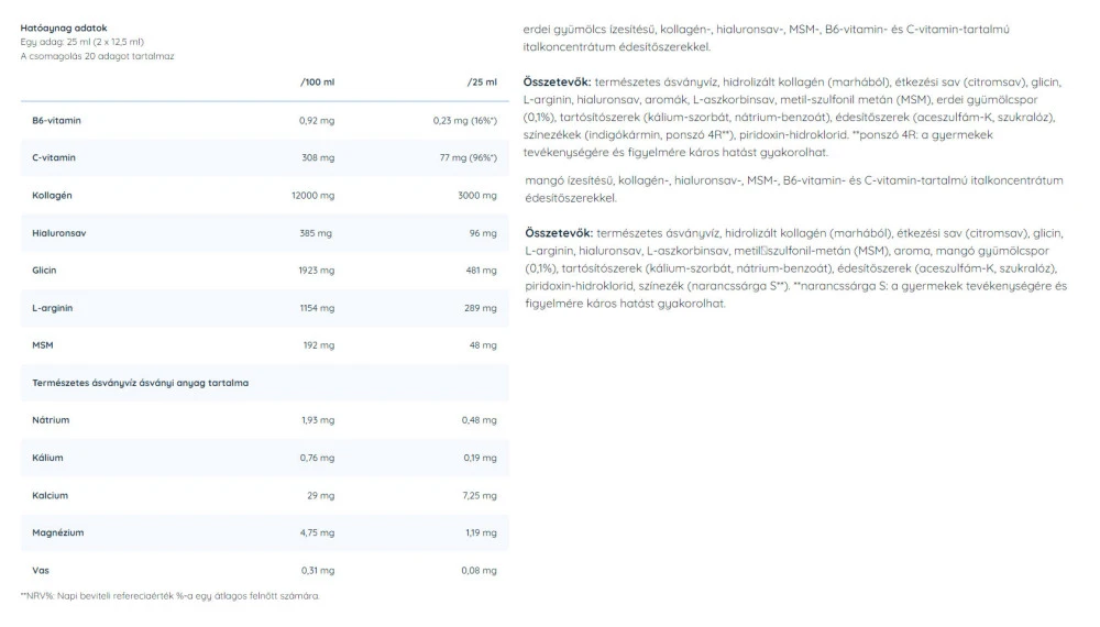 Nutriversum - Flytande MSM+C Hyaluron Kollagen för kvinnor, 500 ml, Vilda bär | HälsokostKollagenMSM | Apoteka
