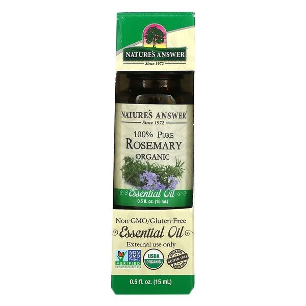 100% Pure Rosemary Essential Oil - 15 ml.