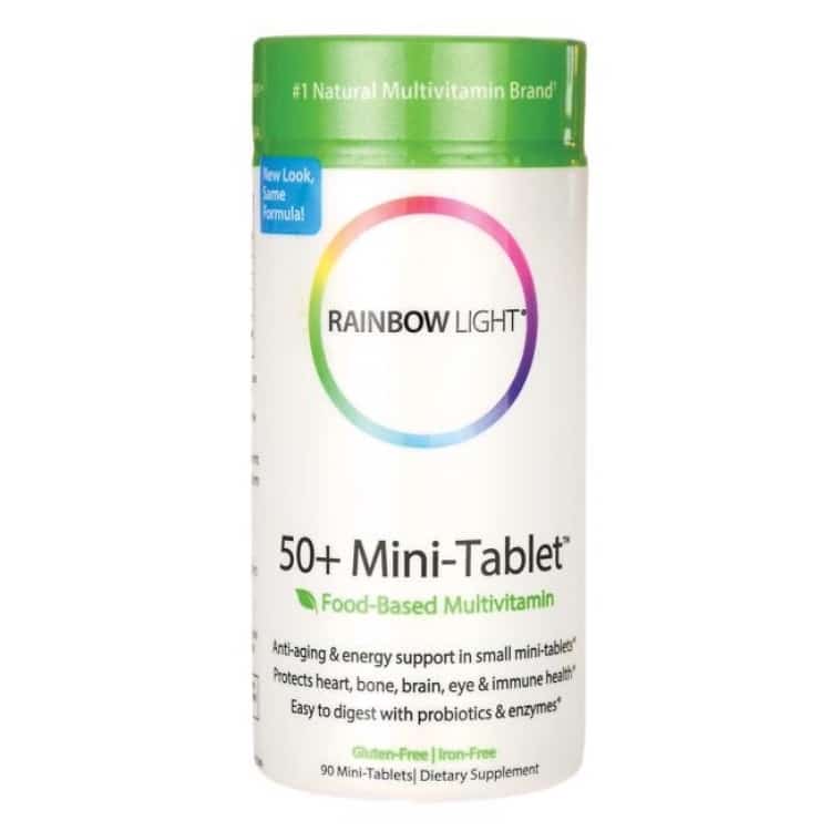 Rainbow Light - 50+ Mini-Tabletter, 90 st | Vitaminer och MineralerMultivitaminerHälsokostSpirulinaLuteinCoQ10 | Apoteka