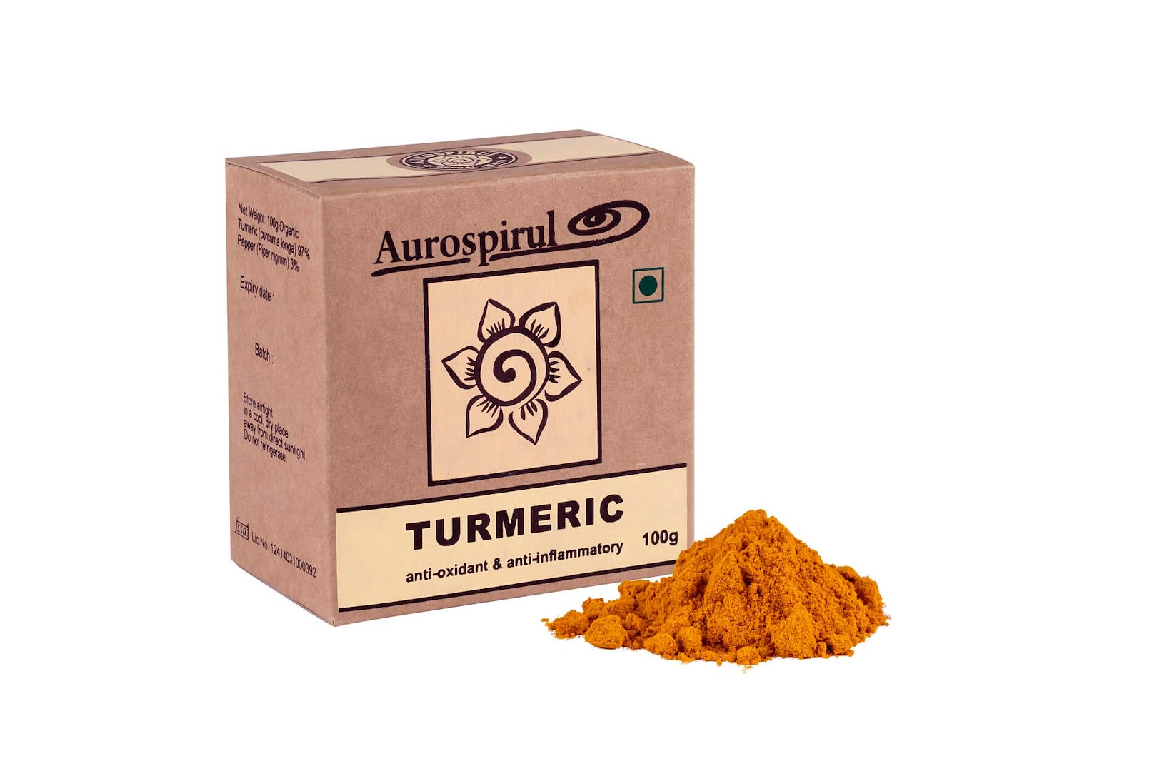 AUROSPIRUL Turmeric Powder (100 g / 3