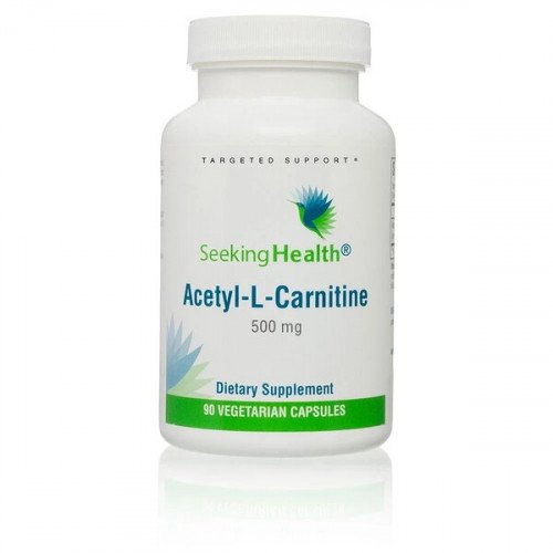 Seeking Health - Acetyl-L-karnitin, 500 mg, 90 veganska kapslar | Veganska produkterHälsa och välbefinnandeAminosyror och BCAAMental fokus och minneHälsokostL-karnitinFitness och träning | Apoteka