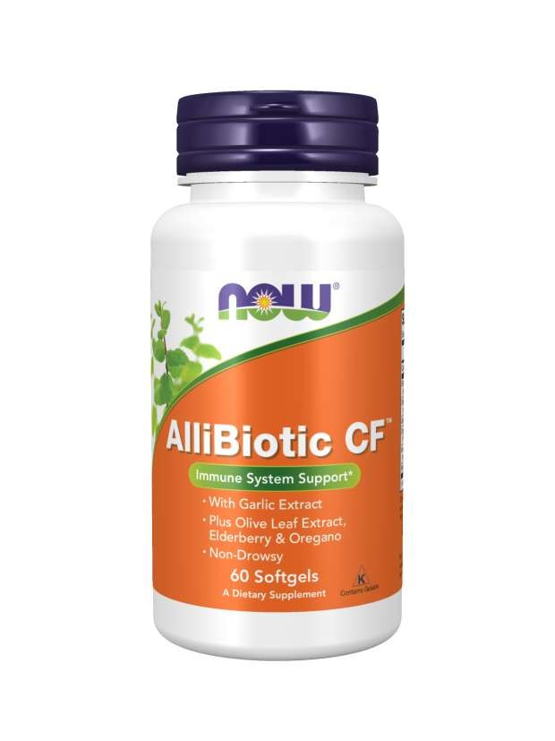 NOW - AlliBiotic CF, 60 mjukkapslar | Vitaminer och MineralerHälsa och välbefinnandeImmunförsvaretHälsokostProbiotika | Apoteka
