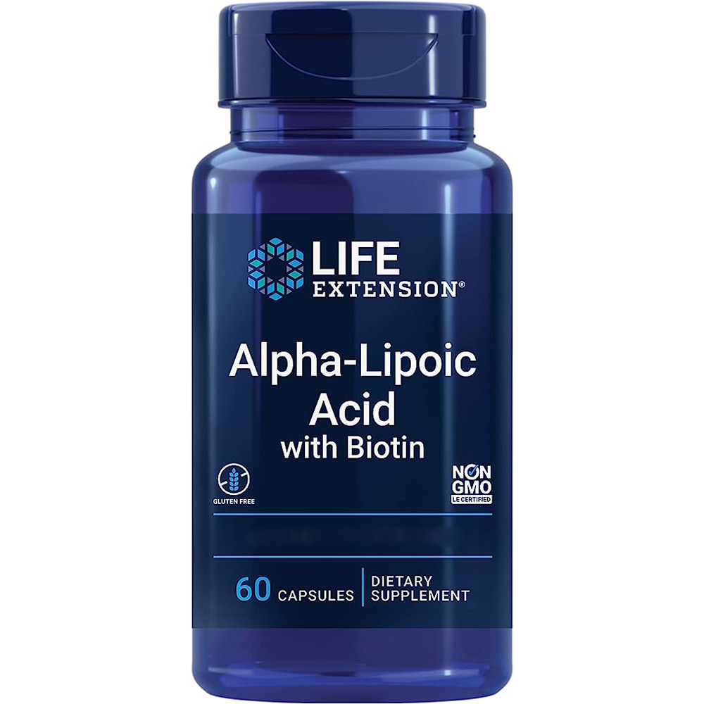 Life Extension - Alfa-liponsyra med Biotin, 60 kapslar - Bild 2