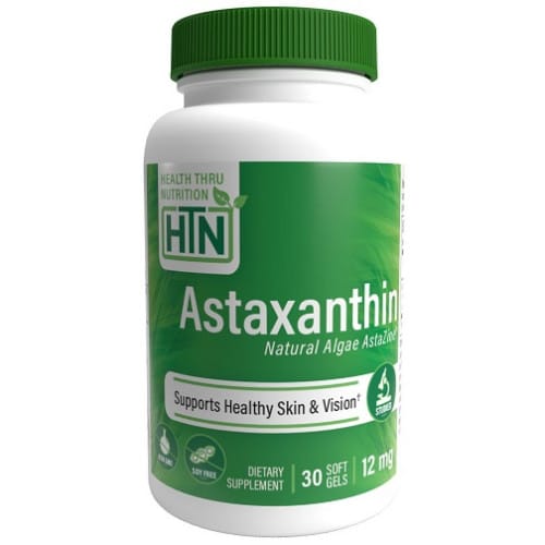 Health Thru Nutrition - Astaxantin, 12 mg, 30 mjukkapslar | Hälsa och välbefinnandeHälsokostLeverstödAstaxantin | Apoteka