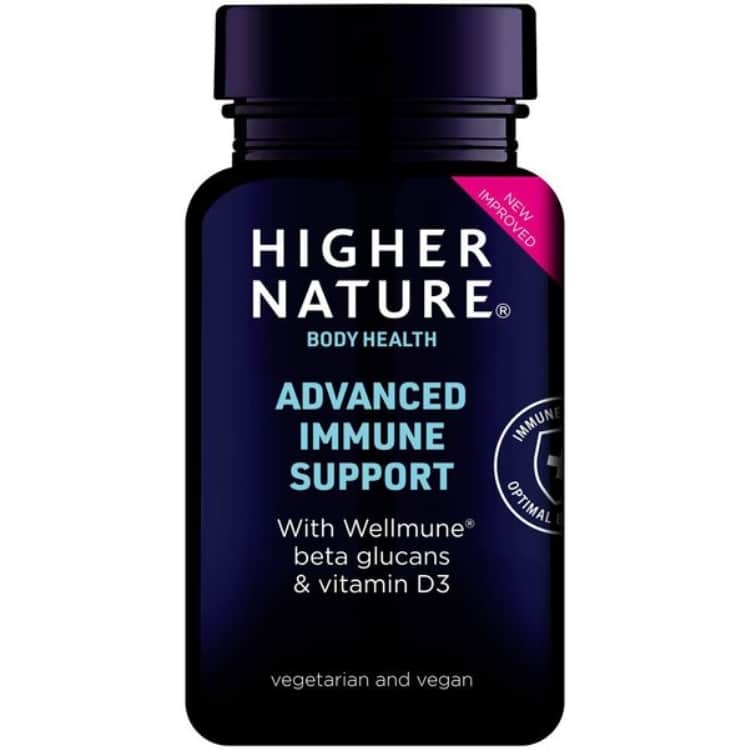 Higher Nature - Avancerat Immunförsvar, 60 kapslar | Vitaminer och MineralerVeganska produkterHälsa och välbefinnandeHälsokost | Apoteka