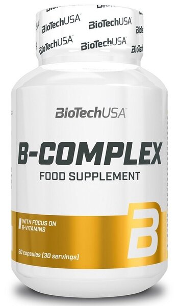 BioTechUSA - B-Complex, 60 kapslar | Vitaminer och MineralerHälsokost | Apoteka
