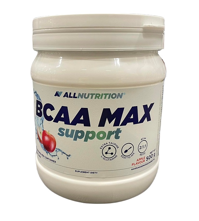 Allnutrition - BCAA Max Support, Äpple - 500g | Aminosyror och BCAAHälsokostAminosyrablandningarBCAA och EAAFitness och träning | Apoteka