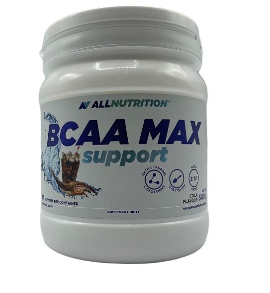 Allnutrition - BCAA Max Support, Cola, 500g | Aminosyror och BCAAHälsokostAminosyrablandningarBCAA och EAAFitness och träning | Apoteka