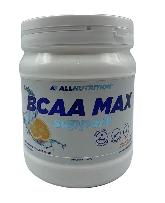 Allnutrition - BCAA Max Support, Apelsin, 500g | Aminosyror och BCAAHälsokostAminosyrablandningarBCAA och EAAFitness och träning | Apoteka