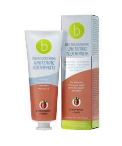 BECONFIDENT Multifunctional whitening toothpaste with strawberry and mint flavour (75 ml)