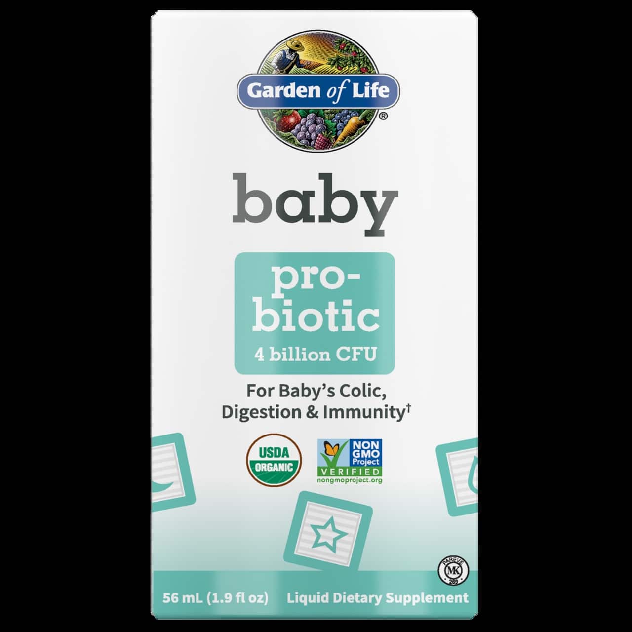 Garden of Life - Baby Probiotika, 56 ml | Hälsa och välbefinnandeHälsokostProbiotikaBarns hälsa | Apoteka