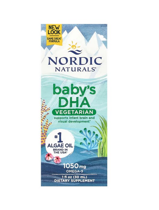Nordic Naturals - Babys DHA Vegetarian, 1050 mg - 30 ml | Vitaminer och MineralerHälsa och välbefinnandeOmegas - EFA - CLA - oljorHälsokostNordisk vitalitetBiohacking | Apoteka