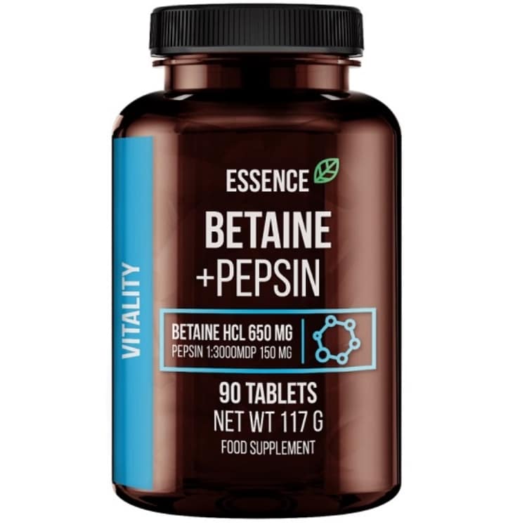 Essence Nutrition - Betain + Pepsin, 90 tabletter | Hälsa och välbefinnandeHälsokostMatsmältningshälsa | Apoteka