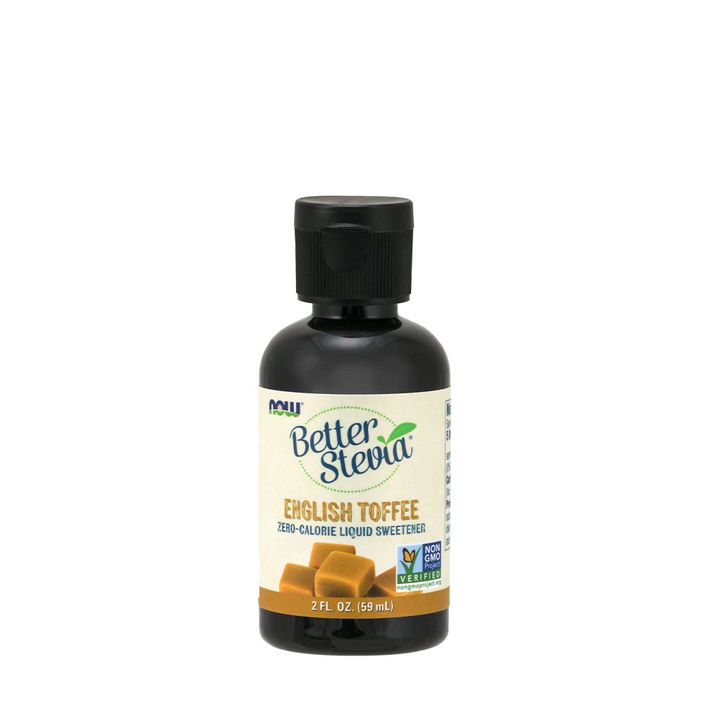 NOW - Better Stevia Flytande, English Toffee, 59 ml | Veganska produkterHälsokost | Apoteka