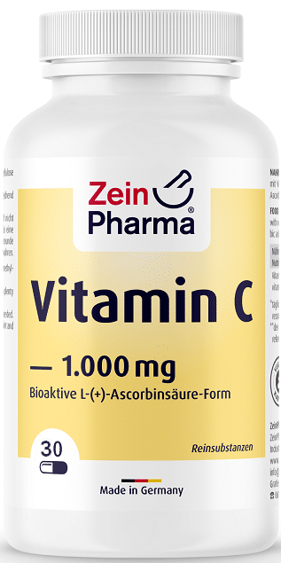 Zein Pharma - C-vitamin, 1000 mg, 30 kapslar | Vitaminer och MineralerHälsa och välbefinnandeVissa vitaminerC-vitaminHälsokost | Apoteka