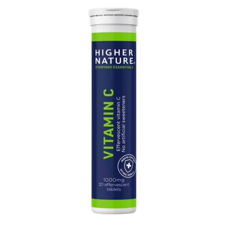 Higher Nature - C-vitamin, Naturlig Apelsin, 20 brustabletter | Vitaminer och MineralerVissa vitaminerC-vitaminHälsokost | Apoteka