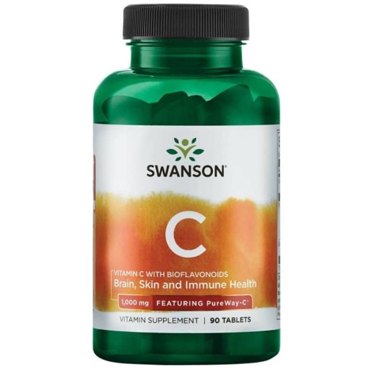 Swanson - C-vitamin med Bioflavonoider, 1000 mg | Vitaminer och MineralerHälsa och välbefinnandeVissa vitaminerC-vitaminHälsokost | Apoteka