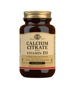 Calciumcitrat med Vitamin D3 - 60 tabletter