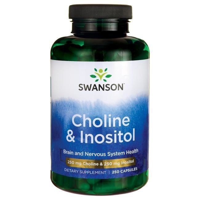 Swanson - Kolin &amp; Inositol, 250 kapslar | Vitaminer och MineralerHälsa och välbefinnandeHälsokost | Apoteka