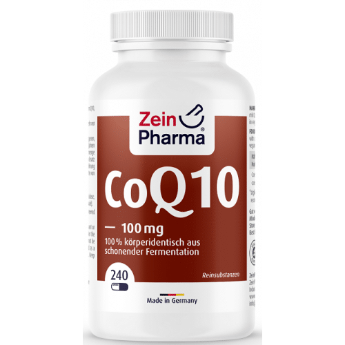 Zein Pharma - Coenzym Q10, 100 mg, 240 kapslar | Veganska produkterHälsa och välbefinnandeHälsokost | Apoteka
