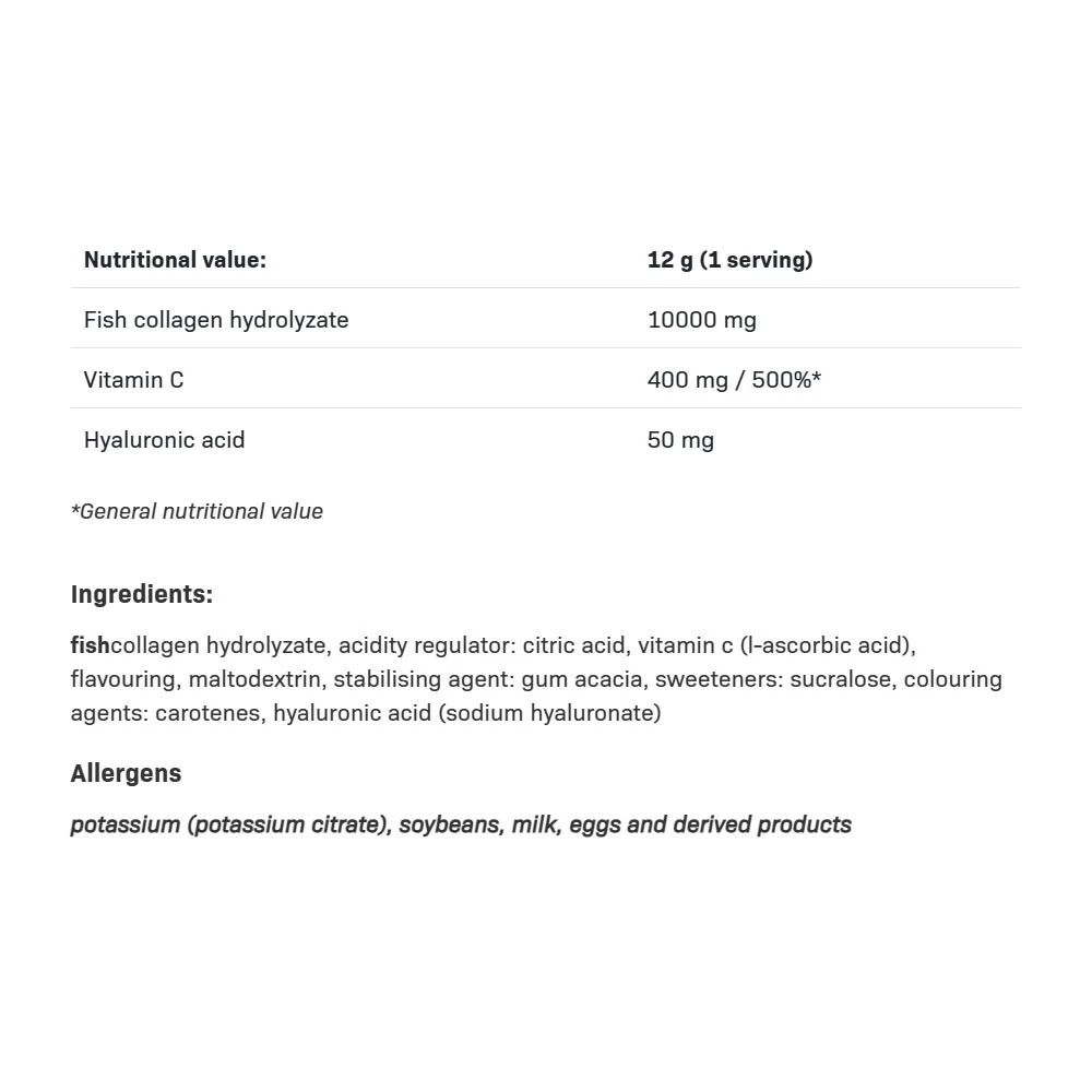 Allnutrition - Kollagen, Apelsin, 480g - Bild 3