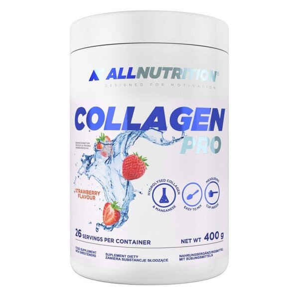Allnutrition - Collagen Pro, Jordgubb, 400g | Vitaminer och MineralerHälsokost | Apoteka