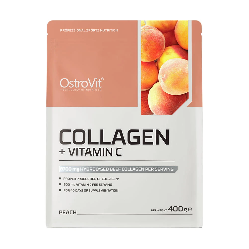 OstroVit - Kollagen + Vitamin C, Persika - 400g - Bild 3