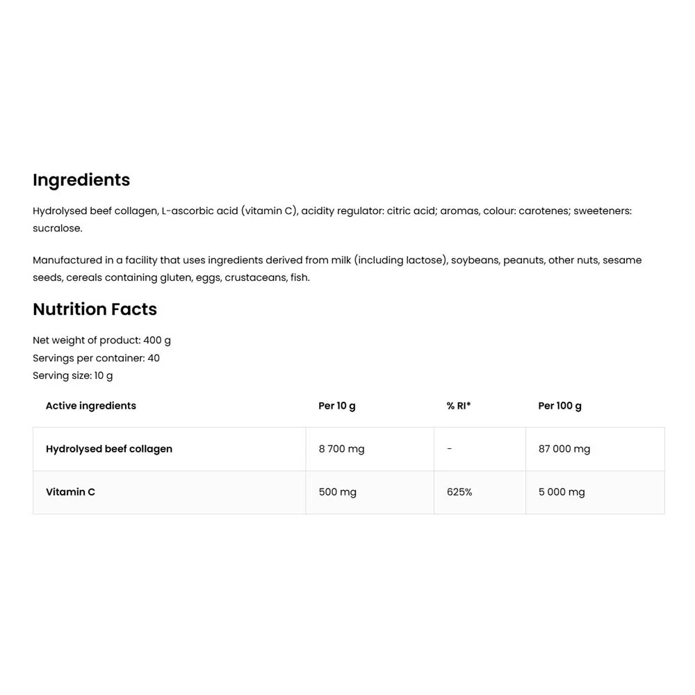 OstroVit - Kollagen + Vitamin C, Ananas, 400g - Bild 5