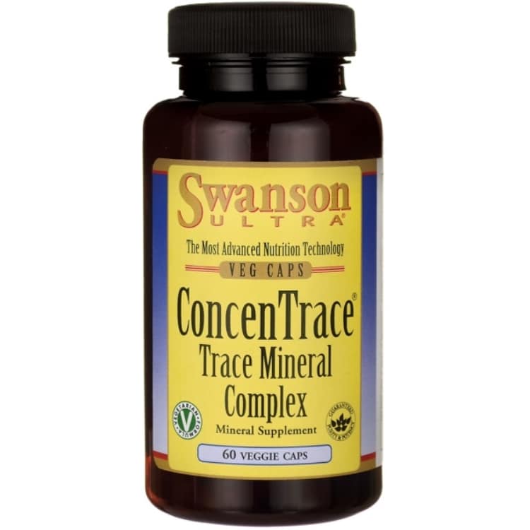 Swanson - ConcenTrace Spårmineral Komplex, 60 vcaps | Vitaminer och MineralerHälsokostMultimineraler | Apoteka