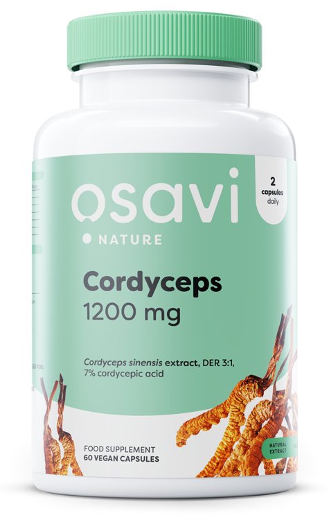 Osavi - Cordyceps, 1200 mg, 60 vegankapslar | Veganska produkterHälsa och välbefinnandeHälsokost | Apoteka