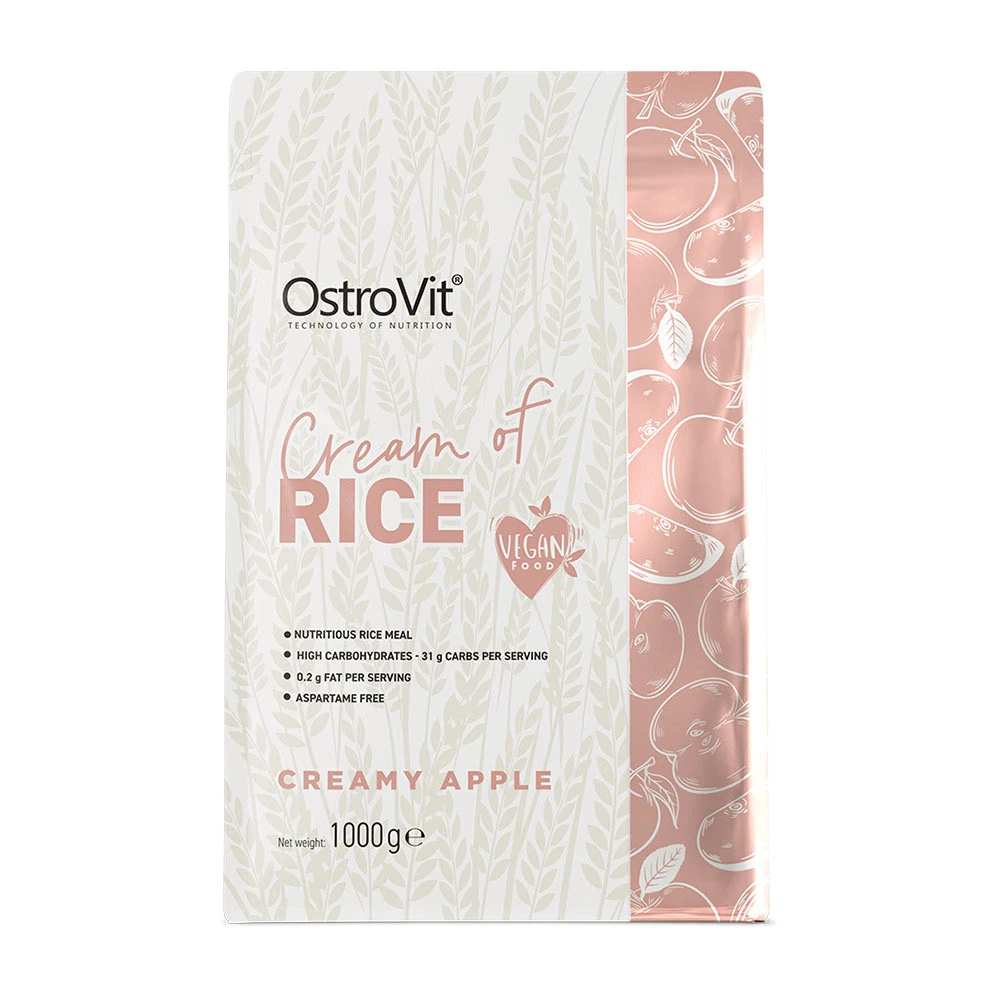 OstroVit - Cream of Rice, Krämig Äpple - 1000g - Bild 9