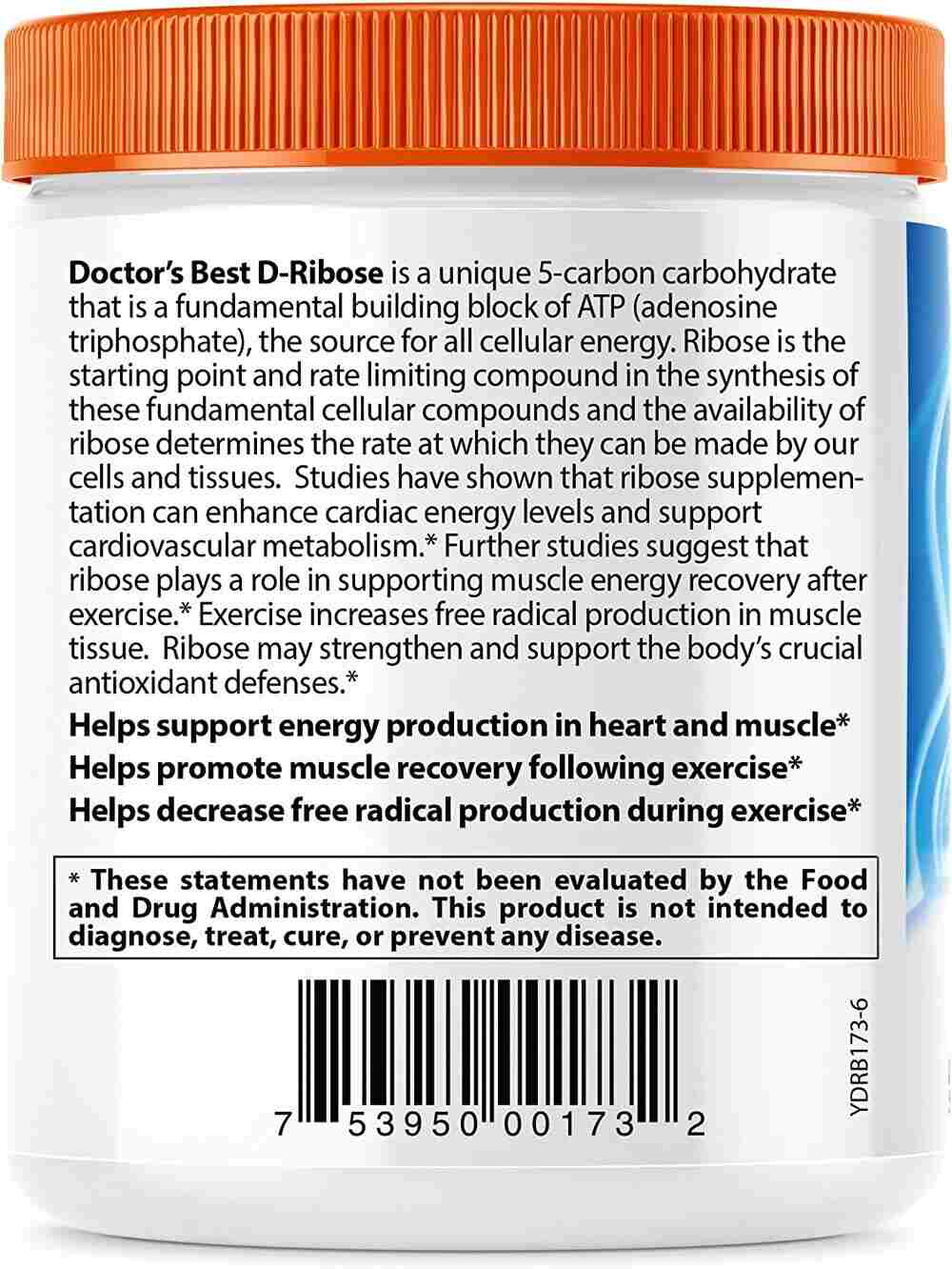 Doctor's Best - D-Ribose, Pulver - 250g - Bild 4