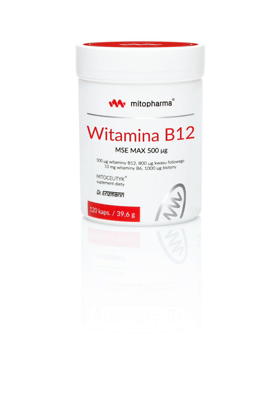 Dr. Enzmann MSE - Vitamin B12 MSE MAX, 120 kapslar | Vitaminer och MineralerVissa vitaminerFolsyra | Apoteka