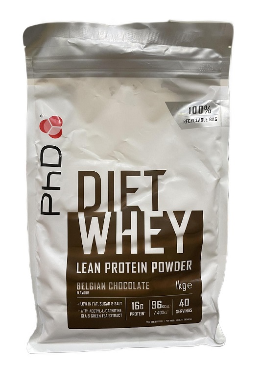 PhD - Diet Whey, Belgisk Choklad, 1000g | HälsokostProteinerProteinmatrisFitness och träning | Apoteka
