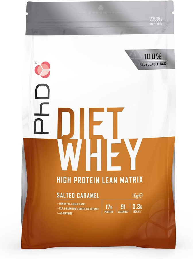 PhD - Diet Whey, Saltad Karamell, 1000g | Hälsa och välbefinnandeHälsokostProteinerKostproteinProteinmatrisFitness och träning | Apoteka