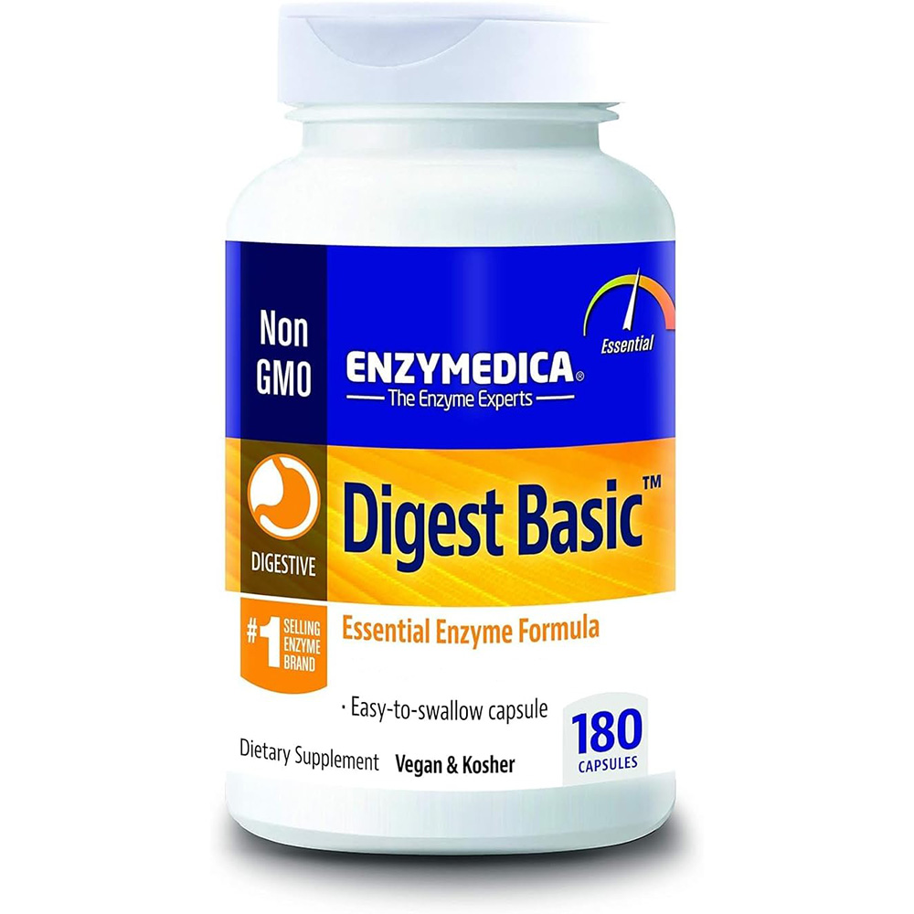Enzymedica - Digest Basic, 180 kapslar - Bild 2
